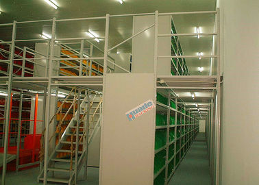 La poudre à plusieurs niveaux de Q235B a enduit la mezzanine de étagère de défilement ligne par ligne d'entrepôt