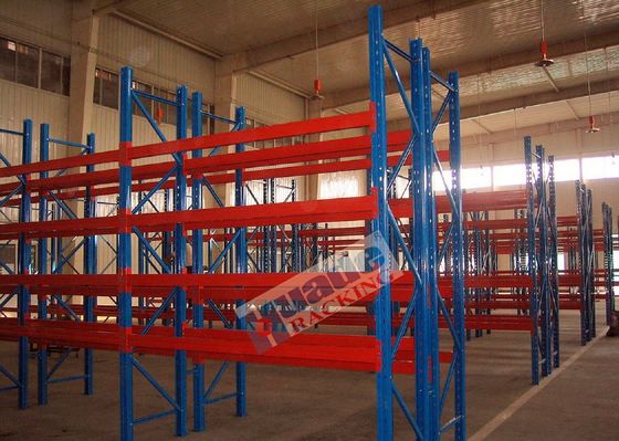 Support en acier de palette de Q235B enterrant le système de défilement ligne par ligne de l'entrepôt 2500kg