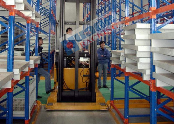 Supports mobiles d'étagère d'entrepôt de palette d'OIN de support résistant de stockage