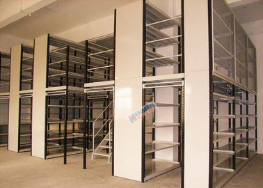 Largeur adaptée aux besoins du client par chargement lourd ISO9001 de mezzanine soutenue par support de stockage d'entrepôt
