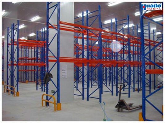 le rayonnage réglable en métal 5000kg étire le système profond de défilement ligne par ligne de palette du double Q345